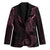 Black Pink Polynesian Tribal Blazer - Polynesian Pride