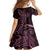 Black Pink Polynesian Tribal Family Matching Tank Maxi Dress and Hawaiian Shirt - Polynesian Pride