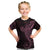 Black Pink Polynesian Tribal Kid T Shirt - Polynesian Pride