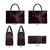 Black Pink Polynesian Tribal Leather Bag - Polynesian Pride
