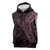 Black Pink Polynesian Tribal Sleeveless Hoodie - Polynesian Pride