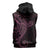 Black Pink Polynesian Tribal Sleeveless Hoodie - Polynesian Pride