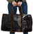 Black White Polynesian Tribal Travel Bag - Polynesian Pride