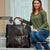 Black White Polynesian Tribal Travel Bag - Polynesian Pride