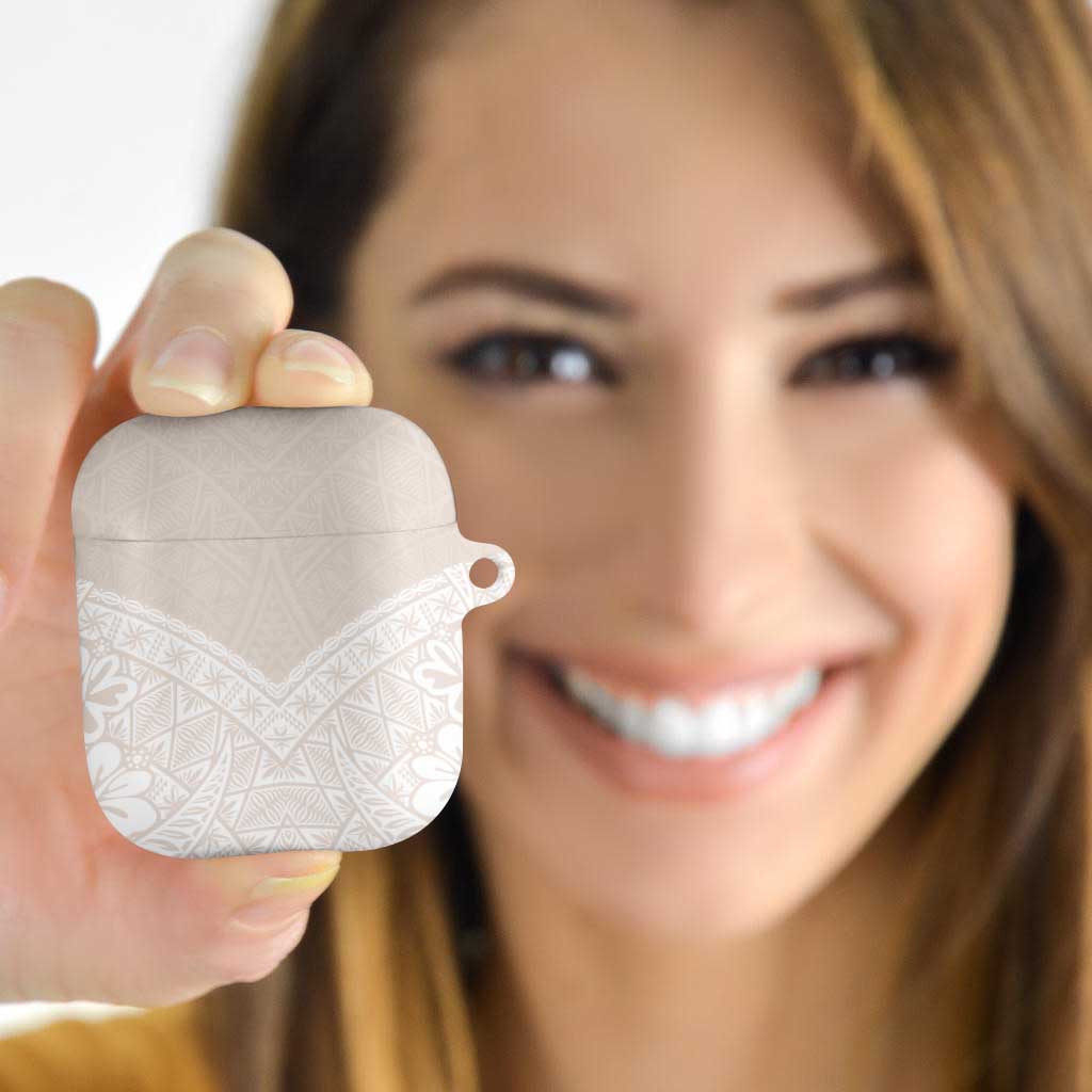 Lotu Tamaiti Tongan Polynesian Art Pattern AirPods Case Traditional Tribal Motifs - Polynesian Pride
