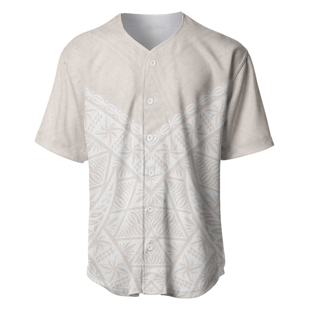 Lotu Tamaiti Tongan Polynesian Art Pattern Baseball Jersey Traditional Tribal Motifs - Polynesian Pride