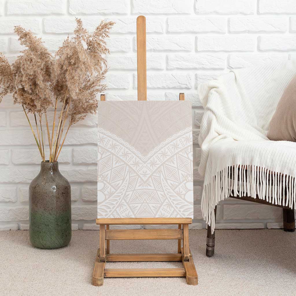 Lotu Tamaiti Tongan Polynesian Art Pattern Canvas Wall Art Traditional Tribal Motifs - Polynesian Pride