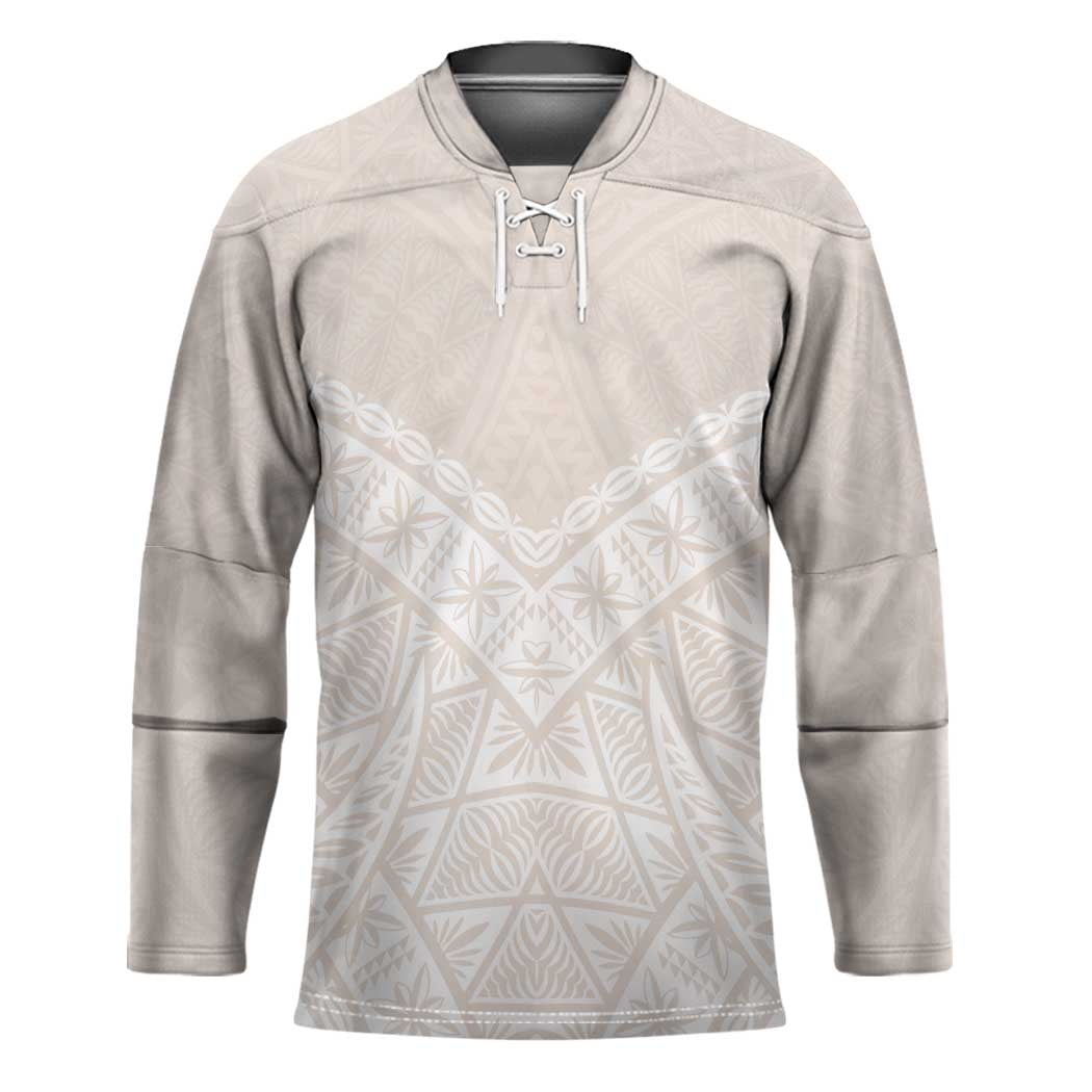 Lotu Tamaiti Tongan Polynesian Art Pattern Hockey Jersey Traditional Tribal Motifs - Polynesian Pride