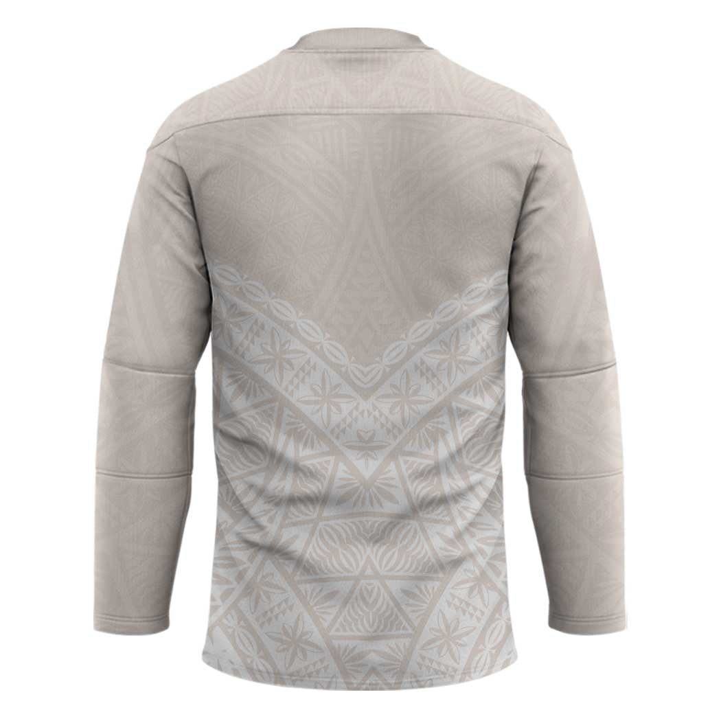 Lotu Tamaiti Tongan Polynesian Art Pattern Hockey Jersey Traditional Tribal Motifs - Polynesian Pride