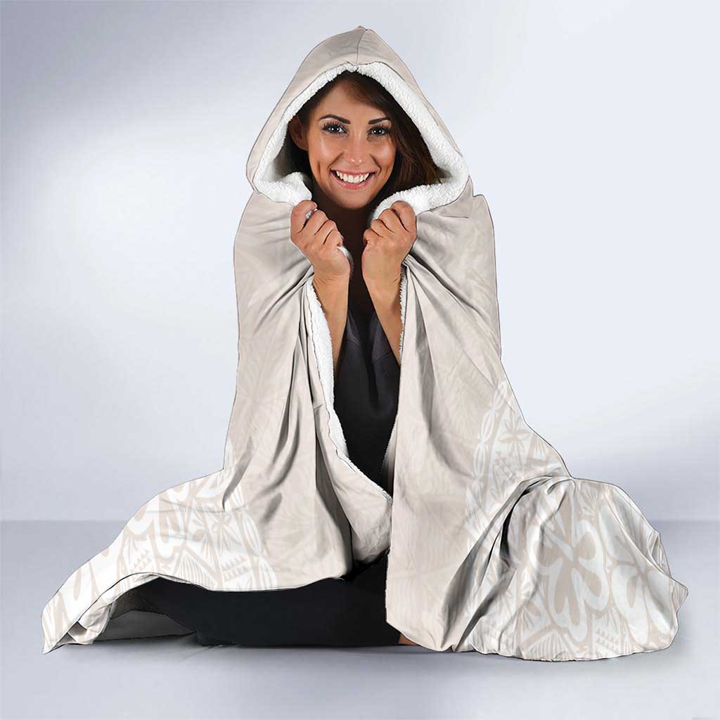 Lotu Tamaiti Tongan Polynesian Art Pattern Hooded Blanket Traditional Tribal Motifs - Polynesian Pride