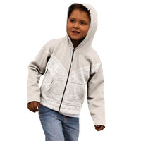 Lotu Tamaiti Tongan Polynesian Art Pattern Kid Hoodie Traditional Tribal Motifs - Polynesian Pride