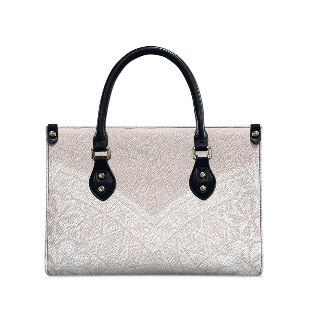 Lotu Tamaiti Tongan Polynesian Art Pattern Leather Bag Traditional Tribal Motifs - Polynesian Pride