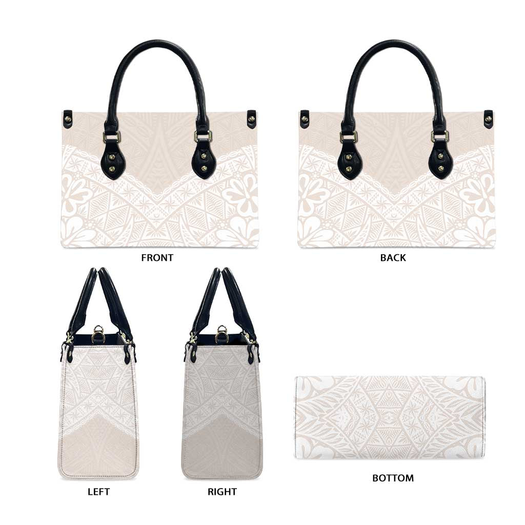 Lotu Tamaiti Tongan Polynesian Art Pattern Leather Bag Traditional Tribal Motifs - Polynesian Pride