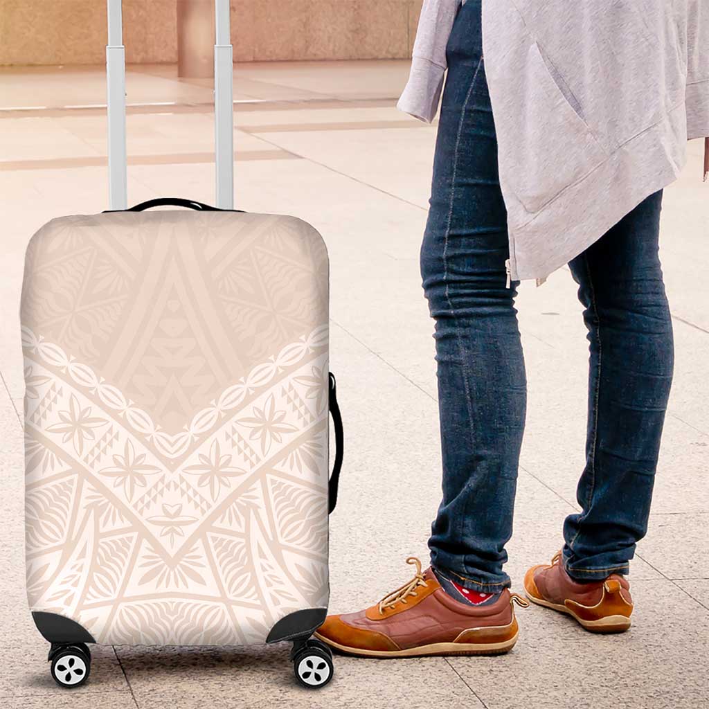 Lotu Tamaiti Tongan Polynesian Art Pattern Luggage Cover Traditional Tribal Motifs - Polynesian Pride