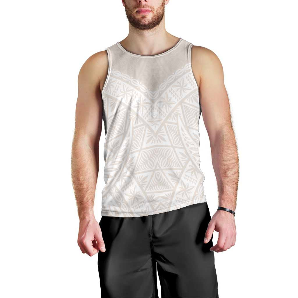 Lotu Tamaiti Tongan Polynesian Art Pattern Men Tank Top Traditional Tribal Motifs - Polynesian Pride