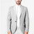 Lotu Tamaiti White Tongan Ngatu Blazer Polynesian Tribal Fonulei Pattern - Polynesian Pride