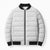 Lotu Tamaiti White Tongan Ngatu Bomber Puffer Jacket Polynesian Tribal Fonulei Pattern - Polynesian Pride