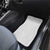 Lotu Tamaiti White Tongan Ngatu Car Mats Polynesian Tribal Fonulei Pattern - Polynesian Pride