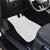 Lotu Tamaiti White Tongan Ngatu Car Mats Polynesian Tribal Fonulei Pattern - Polynesian Pride