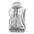 Lotu Tamaiti White Tongan Ngatu Sleeveless Zip Hoodie Polynesian Tribal Fonulei Pattern - Polynesian Pride