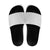 Lotu Tamaiti White Tongan Ngatu Slide Sandals Polynesian Tribal Fonulei Pattern - Polynesian Pride