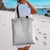 Lotu Tamaiti White Tongan Ngatu Tote Bag Polynesian Tribal Fonulei Pattern - Polynesian Pride