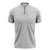 Lotu Tamaiti White Tongan Ngatu Zipper Polo Shirt Polynesian Tribal Fonulei Pattern - Polynesian Pride