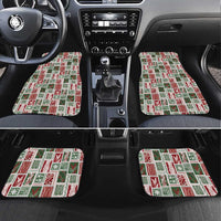 Mele Kalikimaka Hawaiian Quilt and Lei Patchwork Car Mats - Polynesian Pride