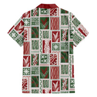Mele Kalikimaka Hawaiian Quilt and Lei Patchwork Family Matching Mermaid Dress and Hawaiian Shirt LT9 - Polynesian Pride