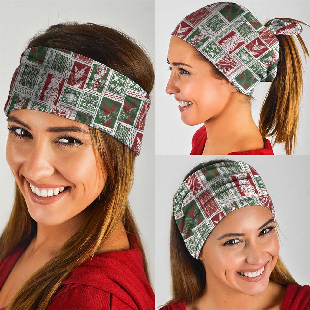 Mele Kalikimaka Hawaiian Quilt and Lei Patchwork Neck Gaiter - Polynesian Pride