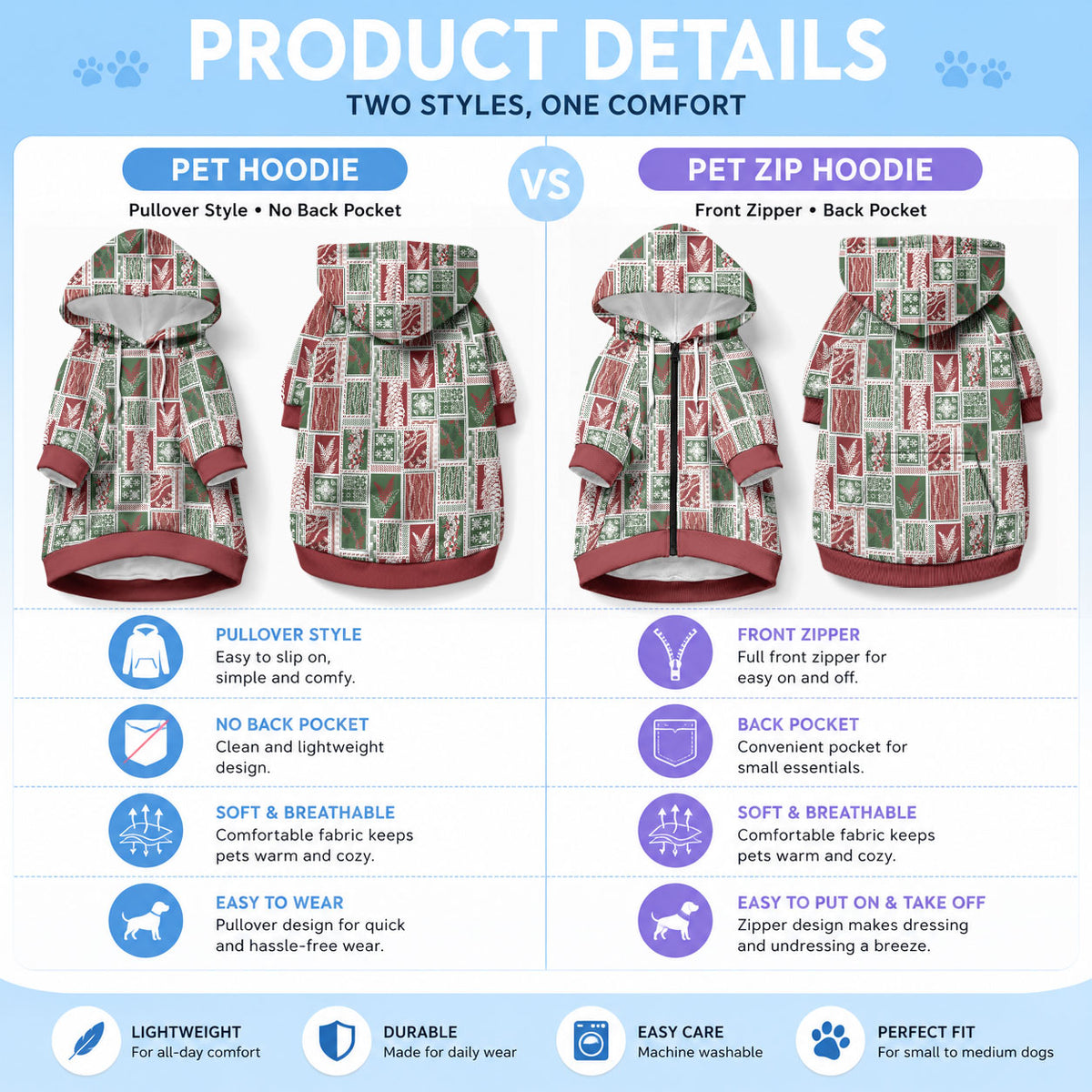 Mele Kalikimaka Hawaiian Quilt and Lei Patchwork Pet Hoodie LT9 - Polynesian Pride