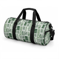 Vintage Aloha Block Quilt Duffle Bag Green Inspired Lei Motifs LT9 - Polynesian Pride