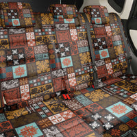 Vintage Hawaiian Quilting Patterns Back Car Seat Cover Brown Style Tribal Fabric Patchwork LT9 - Polynesian Pride