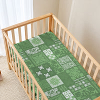 Vintage Hawaiian Quilting Patterns Baby Bed Cover Green Style Tribal Fabric Patchwork LT9 - Polynesian Pride
