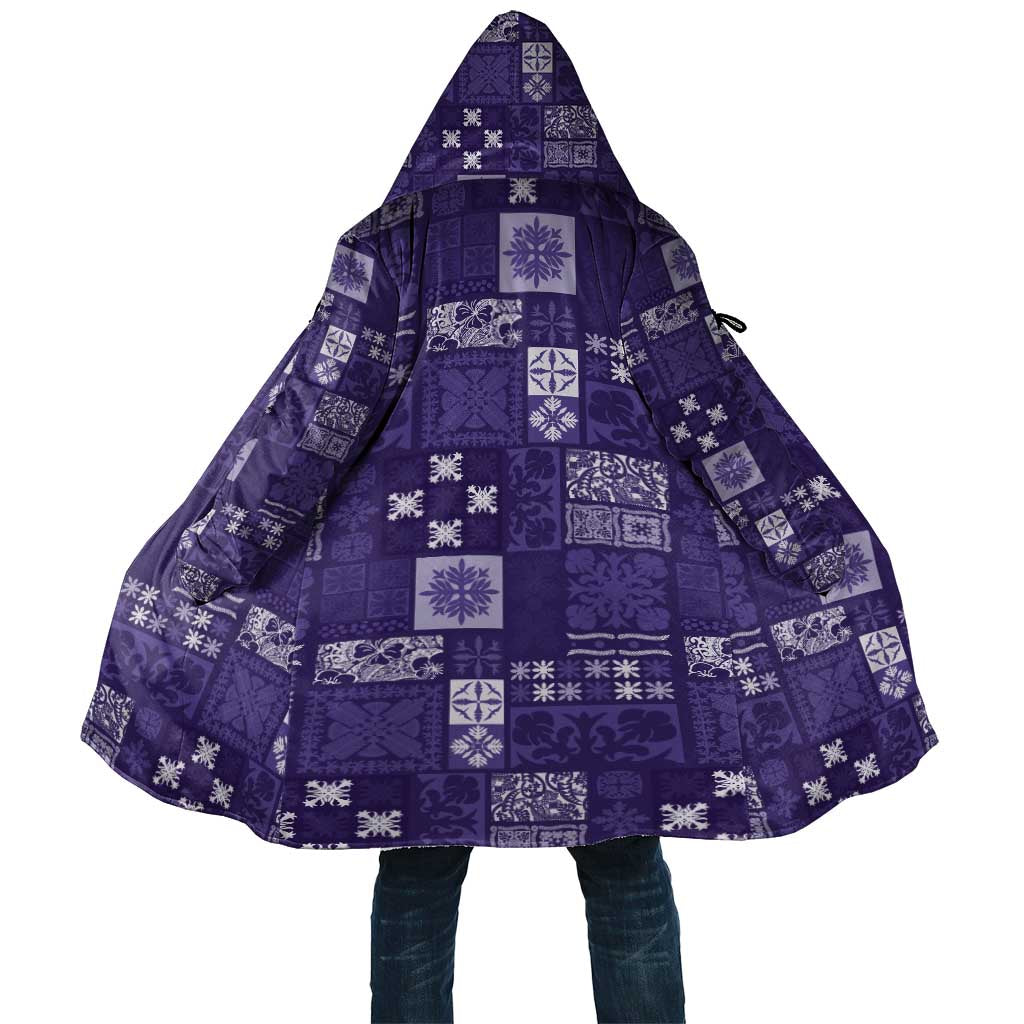 Vintage Hawaiian Quilting Patterns Cloak Purple Style Tribal Fabric Patchwork - Polynesian Pride