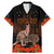 Kangaroo and Kiwi Bird ANZAC Day Custom Family Matching Mermaid Dress and Hawaiian Shirt Soldier Style LT9 Dad's Shirt - Short Sleeve Black - Polynesian Pride