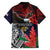 American Samoa Bald Eagle Personalized Family Matching Off Shoulder Maxi Dress and Hawaiian Shirt Samoa Muamua Le Atua