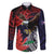American Samoa Bald Eagle Personalized Family Matching Off Shoulder Maxi Dress and Hawaiian Shirt Samoa Muamua Le Atua