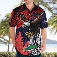 American Samoa Bald Eagle Personalized Hawaiian Shirt Samoa Muamua Le Atua