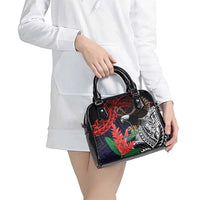 American Samoa Bald Eagle Personalized Shoulder Handbag Samoa Muamua Le Atua