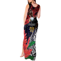 American Samoa Bald Eagle Personalized Tank Maxi Dress Samoa Muamua Le Atua
