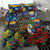 Kiwi-Kookaburra Bird ANZAC Personalised Bedding Set Aussie Golden Wattle Poppy Flowers