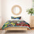 Kiwi-Kookaburra Bird ANZAC Personalised Bedding Set Aussie Golden Wattle Poppy Flowers