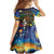 Kiwi-Kookaburra Bird ANZAC Personalised Family Matching Summer Maxi Dress and Hawaiian Shirt Aussie Golden Wattle Poppy Flowers