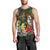 Kiwi-Kookaburra Bird ANZAC Personalised Men Tank Top Aussie Golden Wattle Poppy Flowers