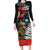 Kiwi-Tui Bird Soldier ANZAC Day Personalised Family Matching Long Sleeve Bodycon Dress and Hawaiian Shirt Maori Silver Fern Motif