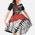 Kiwi-Tui Bird Soldier ANZAC Day Personalised Family Matching Puletasi and Hawaiian Shirt Maori Silver Fern Motif