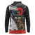 Kiwi-Tui Bird Soldier ANZAC Day Personalised Long Sleeve Polo Shirt Maori Silver Fern Motif