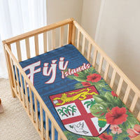 Polynesian Pride Fiji Baby Bed Cover Tropical Flowers and Tapa Pattern LT9 - Polynesian Pride