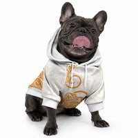 Polynesia Tribal Tattoo Gold Screen Color Pet Hoodie LT9 - Polynesian Pride
